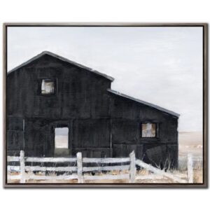 Black Barn I Canvas Wall Art 24"x30"