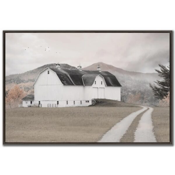 Mountain Farm Canvas Wall Art