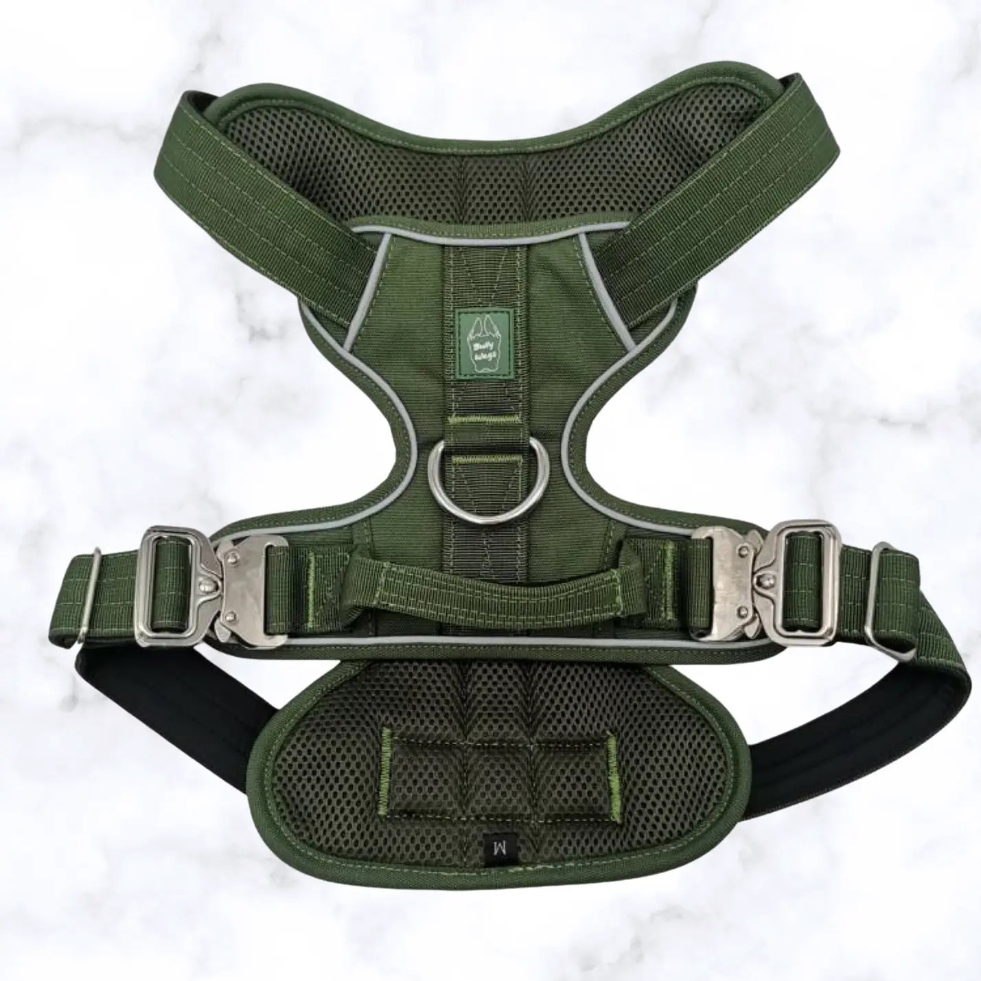 Heavy-Duty Everyday Harness - Cactus Green Large