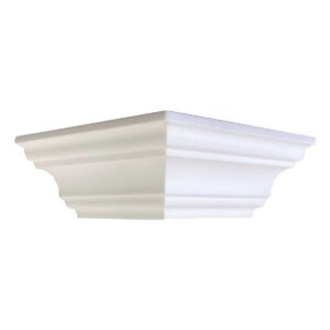 Marcos 78.74"L x 4.38"W x 3.14"H x 3.14"D Glue-Up Styrofoam Crown Moulding 195 ln. ft. (Set of 30)