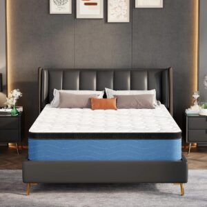 Queen Mattress, 12" Medium Hybrid Mattress