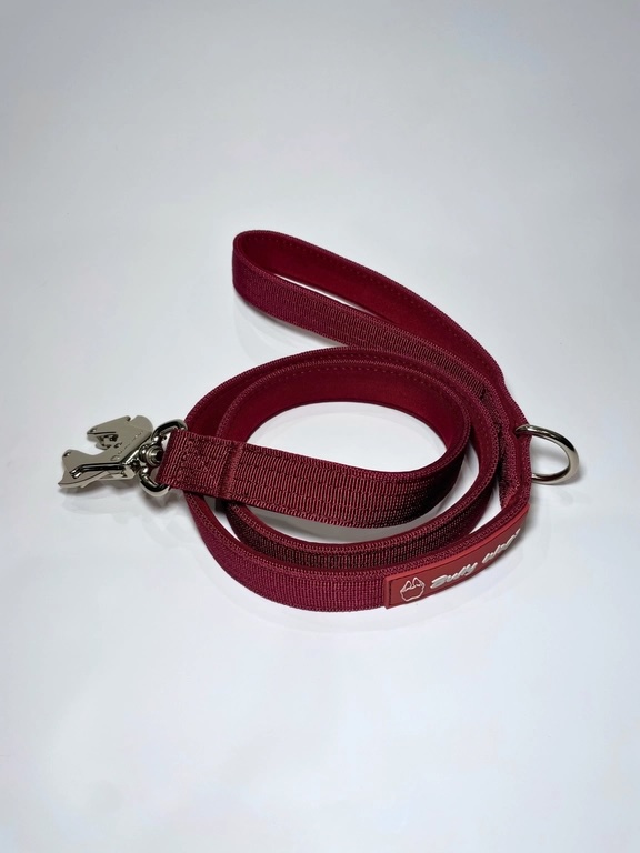 Tactical Dog Leash - Cherry Wine - 6 FT