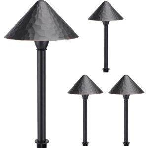 LED Pathway Landscape Light Hardwired 3000K Warm White (Set of 4)