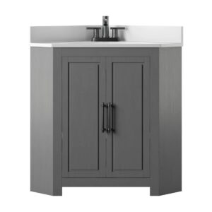 Andelyn 24.63'' Single Bathroom Vanity with Ceramic Top