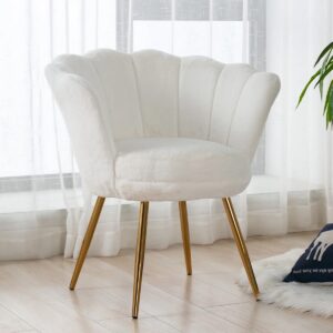White Upholstered Armchair