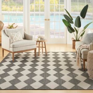 Positano Argyle Indoor / Outdoor Rug 9'x12'