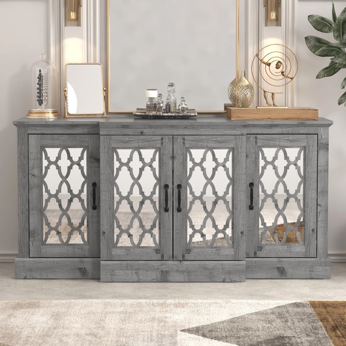 Chessani Wide Accent Sideboard Mexican Gray