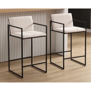 Ransford 25.5'' Counter Stool (Set of 2) Beige