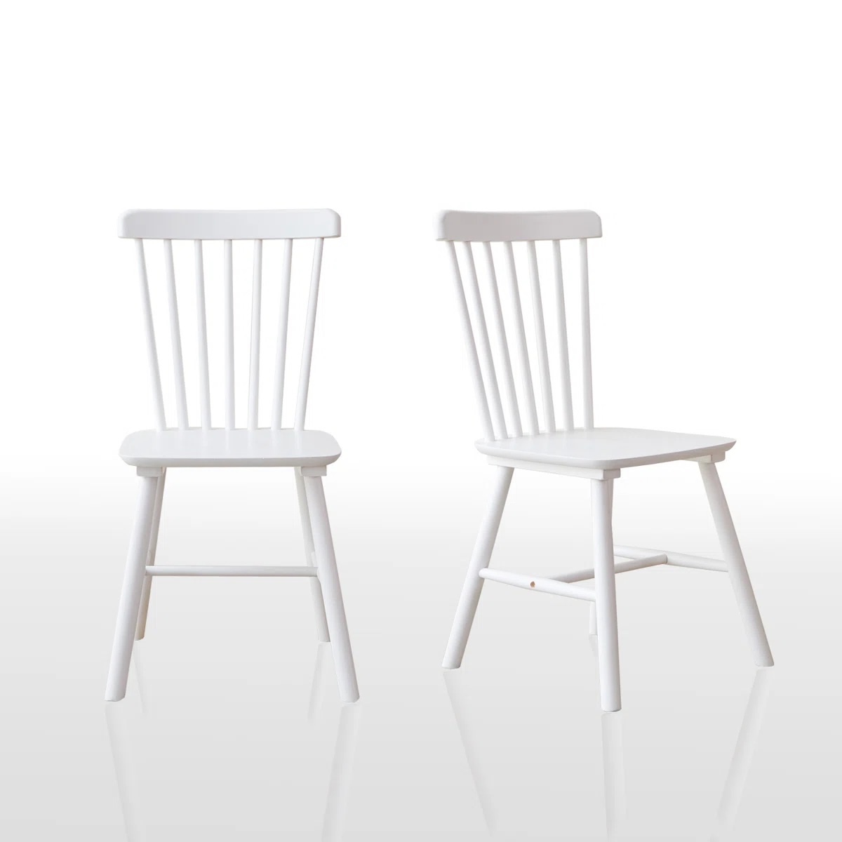 Tomoyo Solid Wood Slat Back Side Chair (Set of 2)