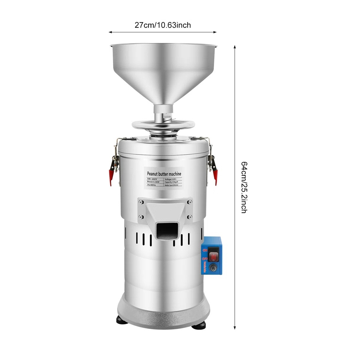 Electric Grain Grinder Peanut Butter Maker Sesame Sauce Grinder Home