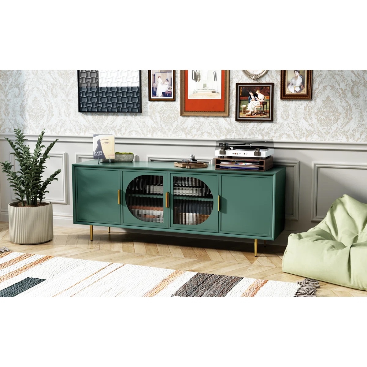 Tashia 66'' Media Console for TVs up to 70+ inch