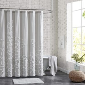 100% Cotton Floral Single Shower Curtain