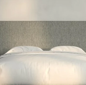 Casper Heather Light Gray Headboard King