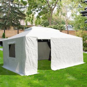 14 ft. W x 10 ft. D Universal Winter Cover for Gazebo Side Wall AS IS