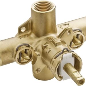 Moen 2590 Rough-in Posi-Temp Pressure Balancing Cycling Shower Valve with Stops, 1/2-Inch IPS