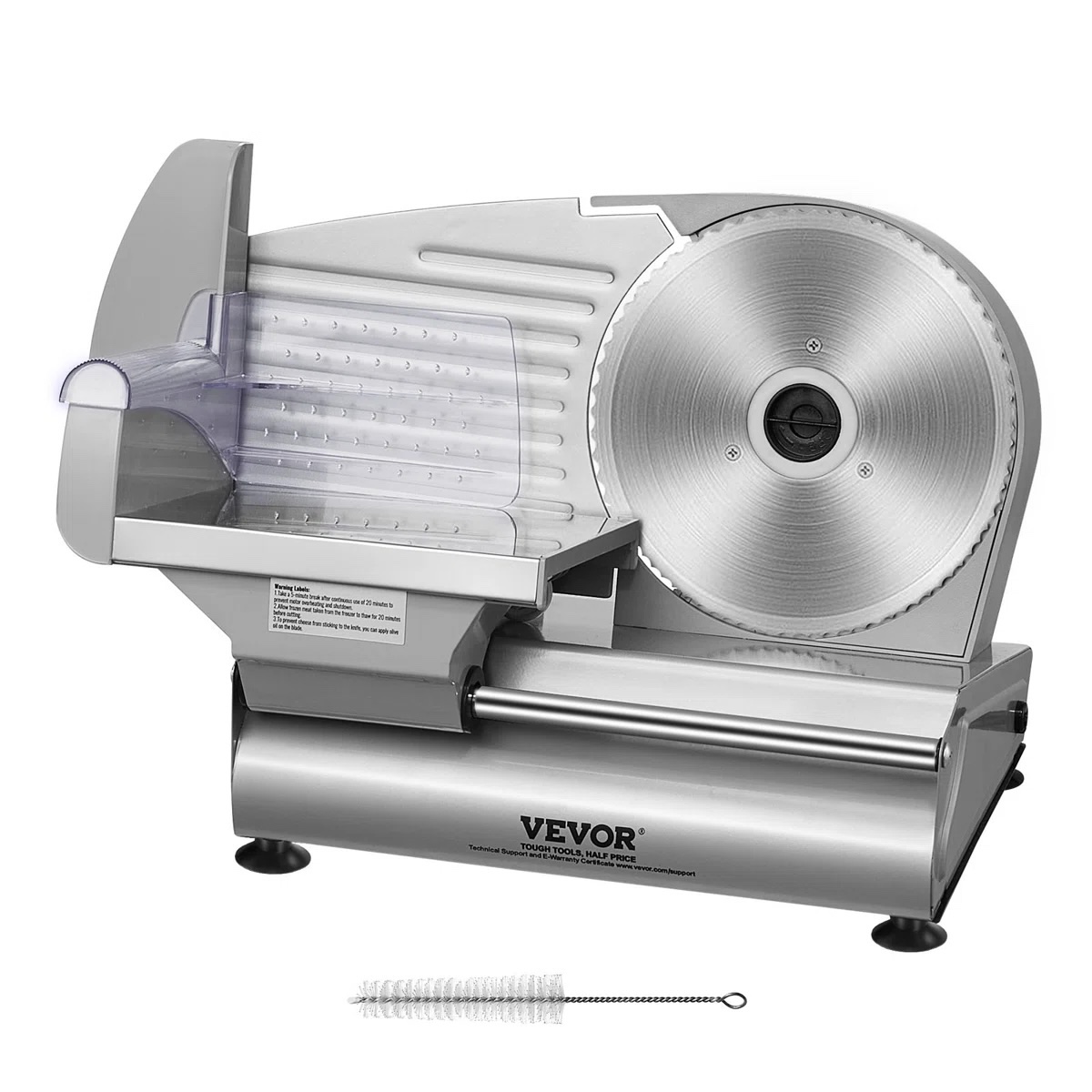 VEVOR Stainless Steel Electric Meat Slicer