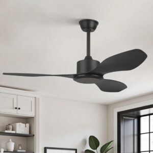 Karlena 48'' Bedroom Ceiling Fan without Light with Remote Control
