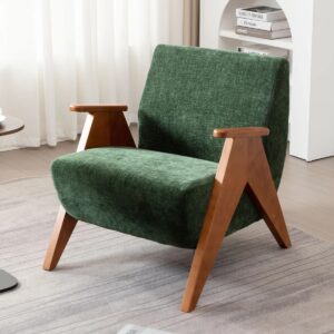 Kyajah 27.5'' Wide Armchair With Solid wood legs