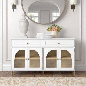 White Vick 56" Sideboard