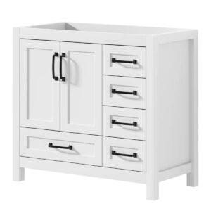 36" Single Bathroom Vanity Base Only Without Sink Top