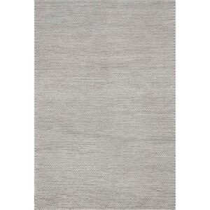 Handmade Braided Wool Light Grey Rug 8'6" x 11'6"