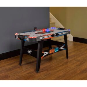 Triumph Fire ‘n Ice 54" LED Light-Up Air Hockey Table – Arcade-Style Game