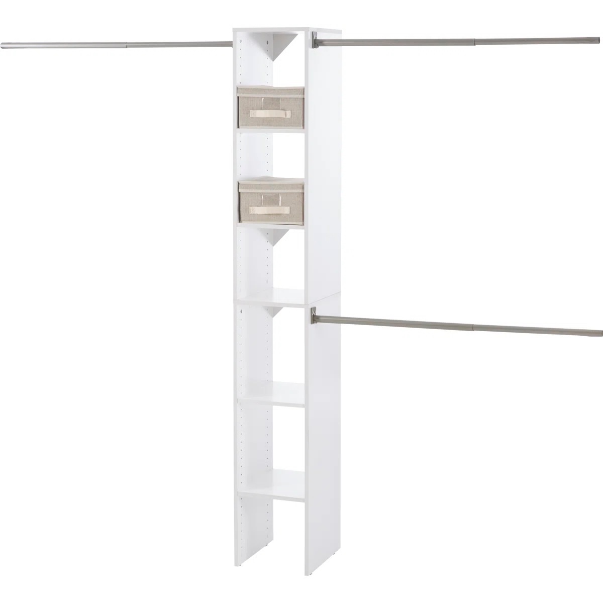 SuiteSymphony 13" W - 82" H Closet System Starter Kit